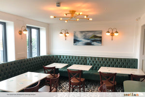 Irbid Modern Flush Chandelier, Eight-Arm - View 8