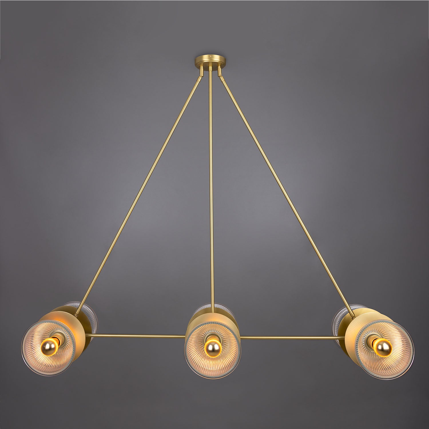 Eclipse Chandelier | Matt Black - View 1