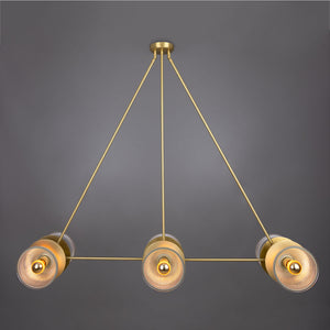 Eclipse Chandelier | Matt Black - View 1