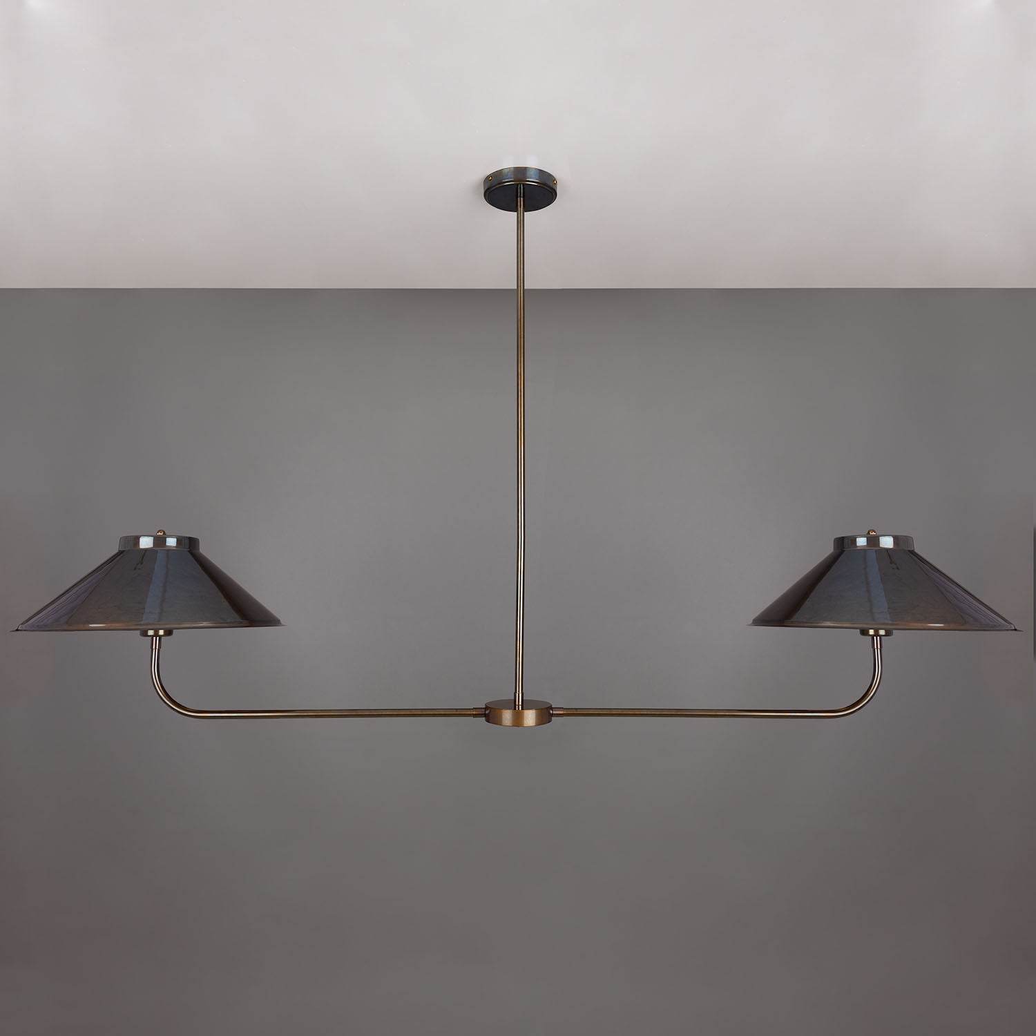 Princeton Modern Brass Island Chandelier - View 5