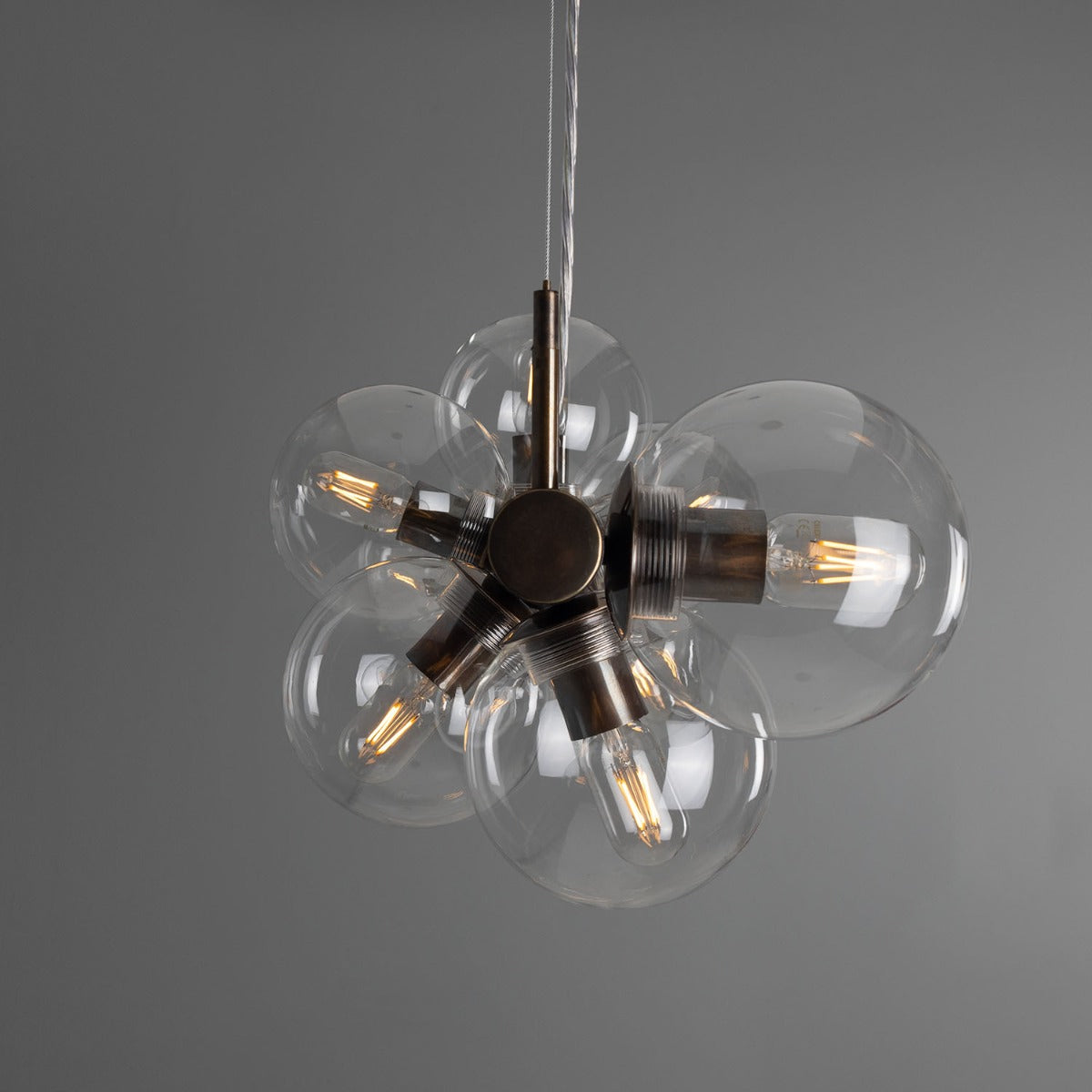 Moriarty Linear Island Pendant Light, Nine-Light - View 4