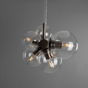 Moriarty Linear Island Pendant Light, Nine-Light - View 4