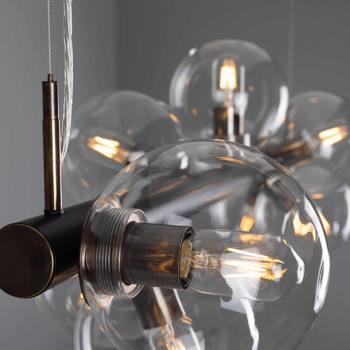 Moriarty Linear Island Pendant Light, Nine-Light - View 5