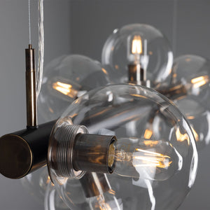 Moriarty Linear Island Pendant Light, Nine-Light - View 5