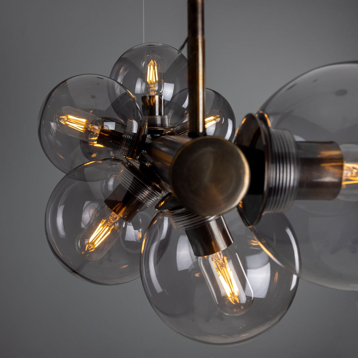 Moriarty Linear Island Pendant Light, Nine-Light - View 16