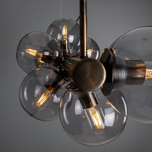 Moriarty Linear Island Pendant Light, Nine-Light - View 16