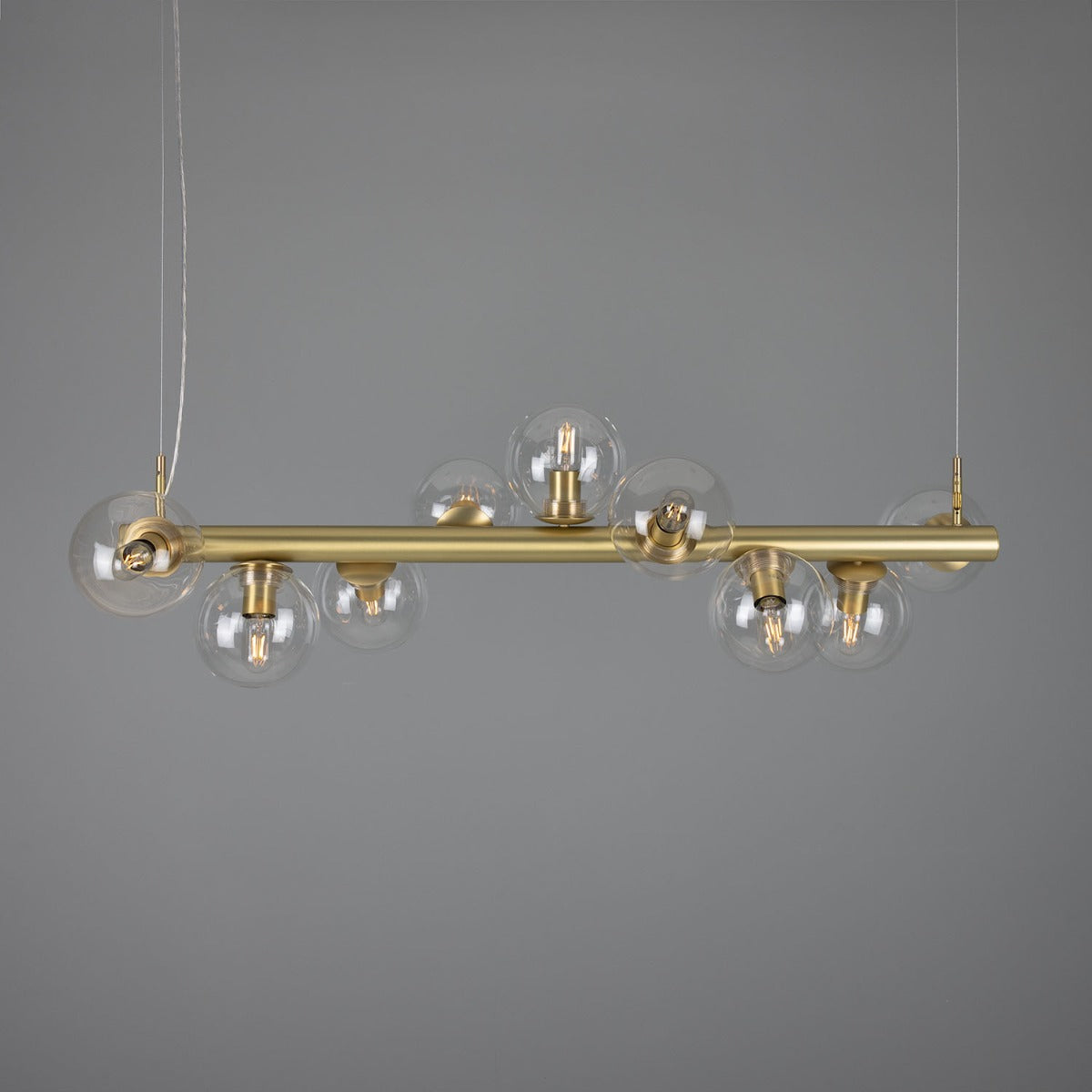 Moriarty Linear Island Pendant Light, Nine-Light - View 17