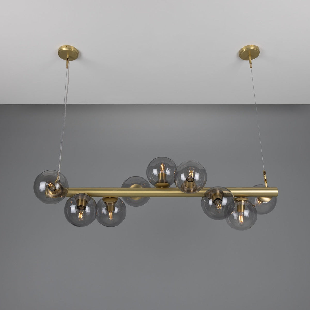 Moriarty Linear Island Pendant Light, Nine-Light - View 29
