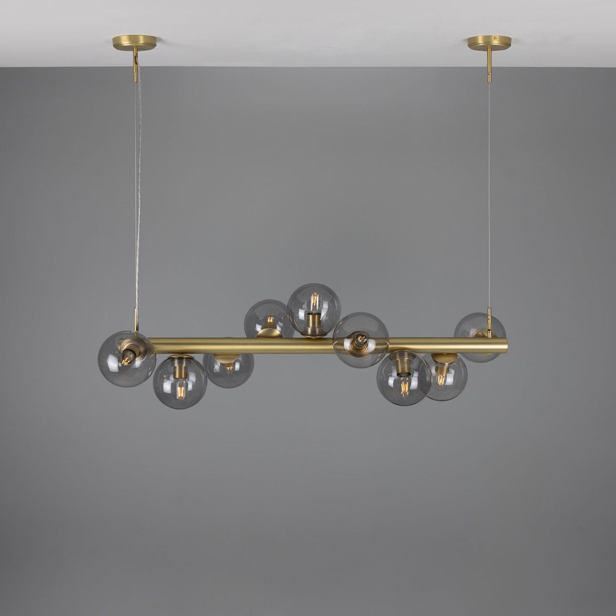 Moriarty Linear Island Pendant Light, Nine-Light - View 30