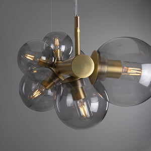 Moriarty Linear Island Pendant Light, Nine-Light - View 32