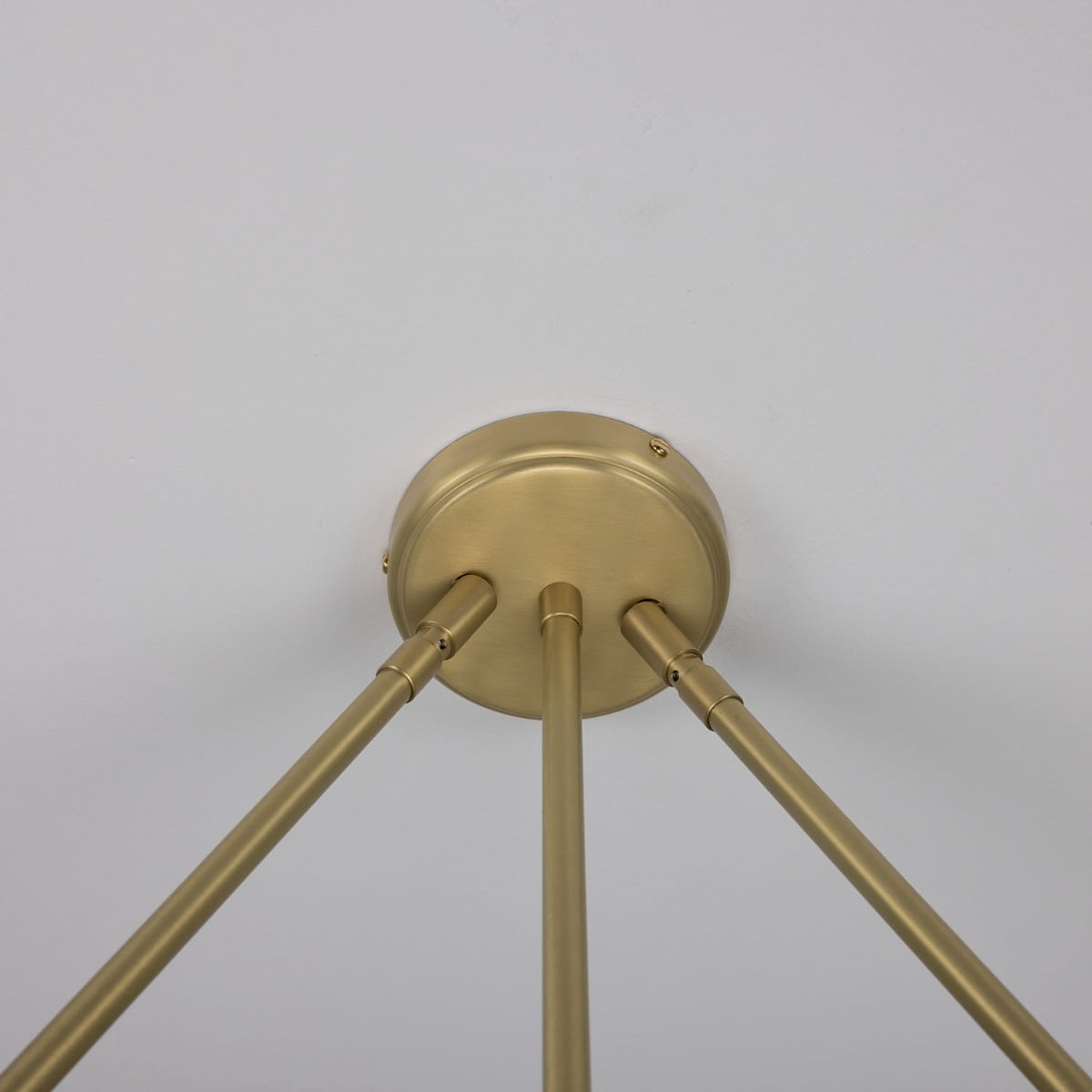 Eclipse Brass Dome Chandelier, Six-Light - View 20