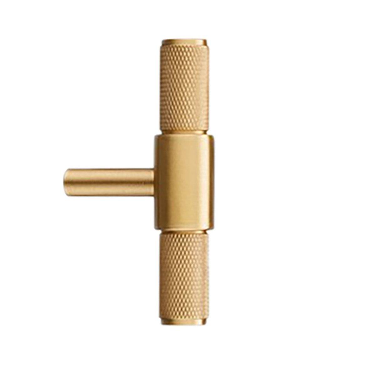 Samford Small Brass Knurled Pull Handle 7.5cm