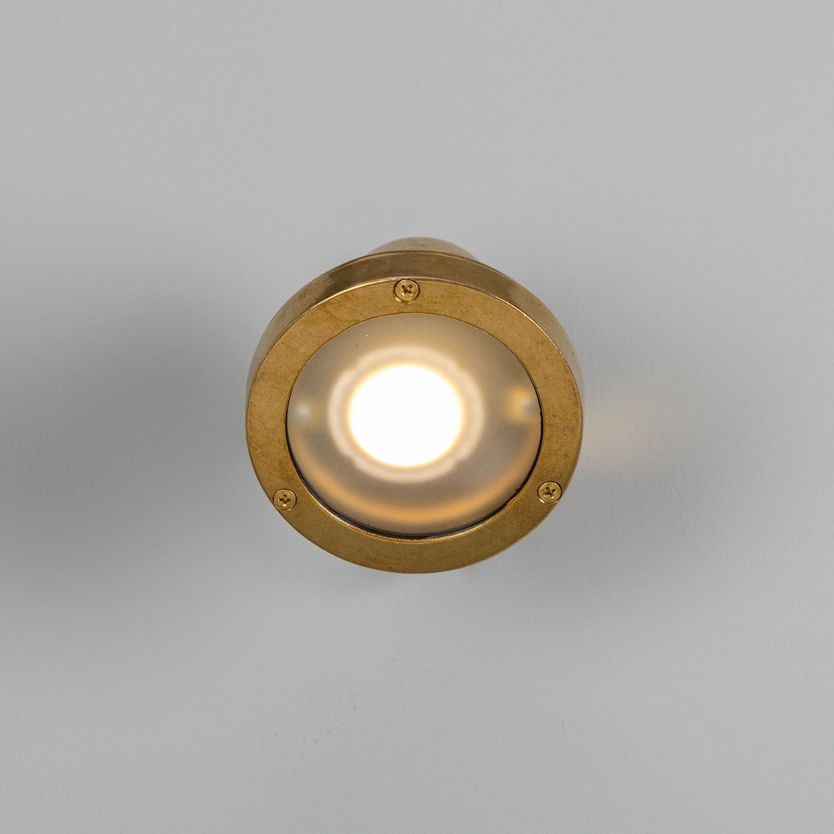 Thames Outdoor Brass Spotlight IP64 - View 7