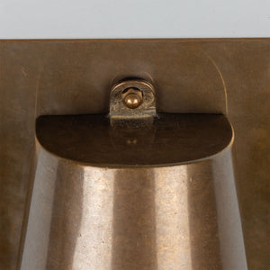 Wade Outdoor Brass Spotlight with Back Plate IP54 - View 8