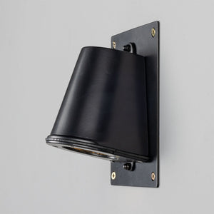 Wade Outdoor Brass Spotlight with Back Plate IP54 - View 13