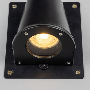 Wade Outdoor Brass Spotlight with Back Plate IP54 - View 15