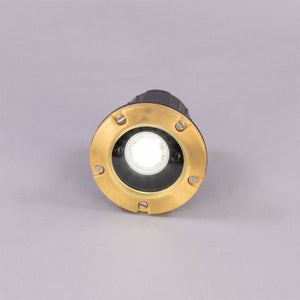 Antwerp Brass Adjustable Ground Spot IP65 - Main View