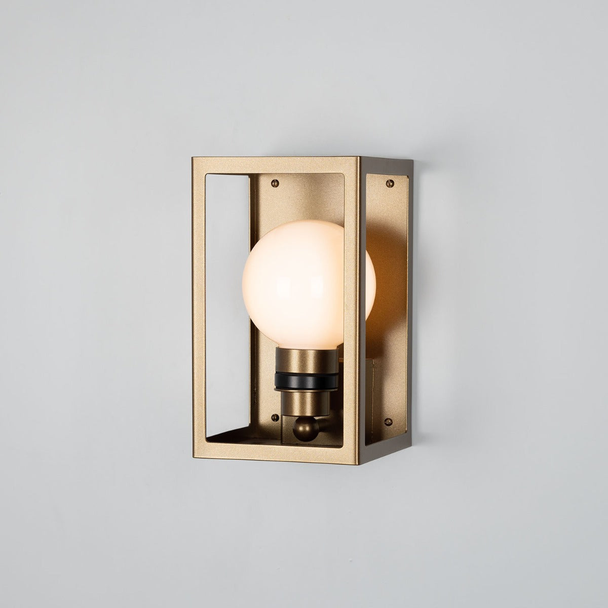 Hamilton Outdoor Box Lantern Wall Light IP65 - View 7