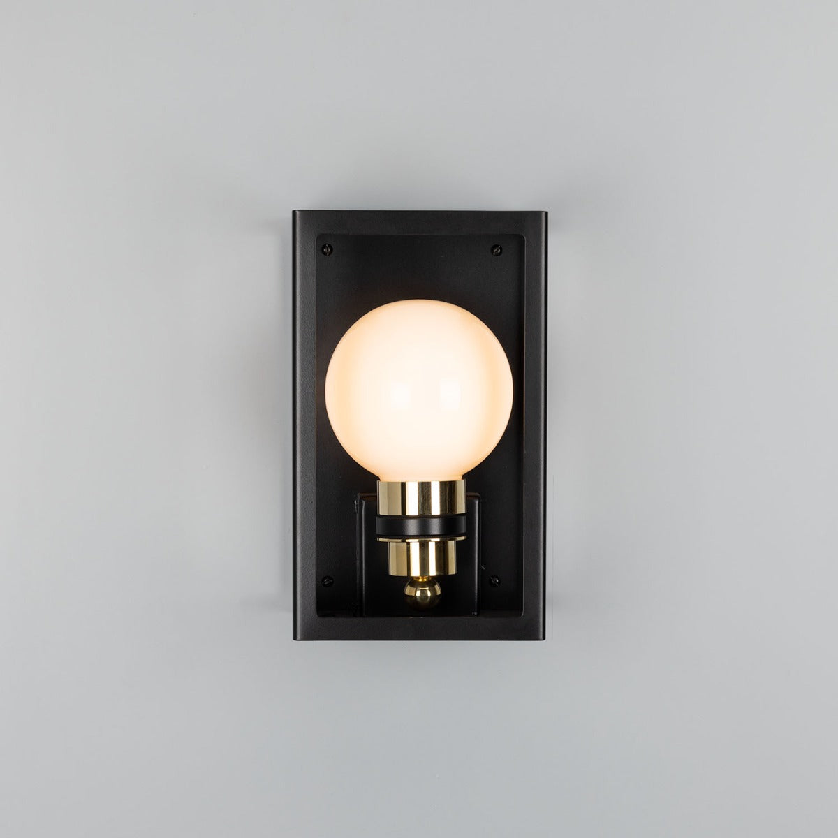 Hamilton Outdoor Box Lantern Wall Light IP65 - View 12