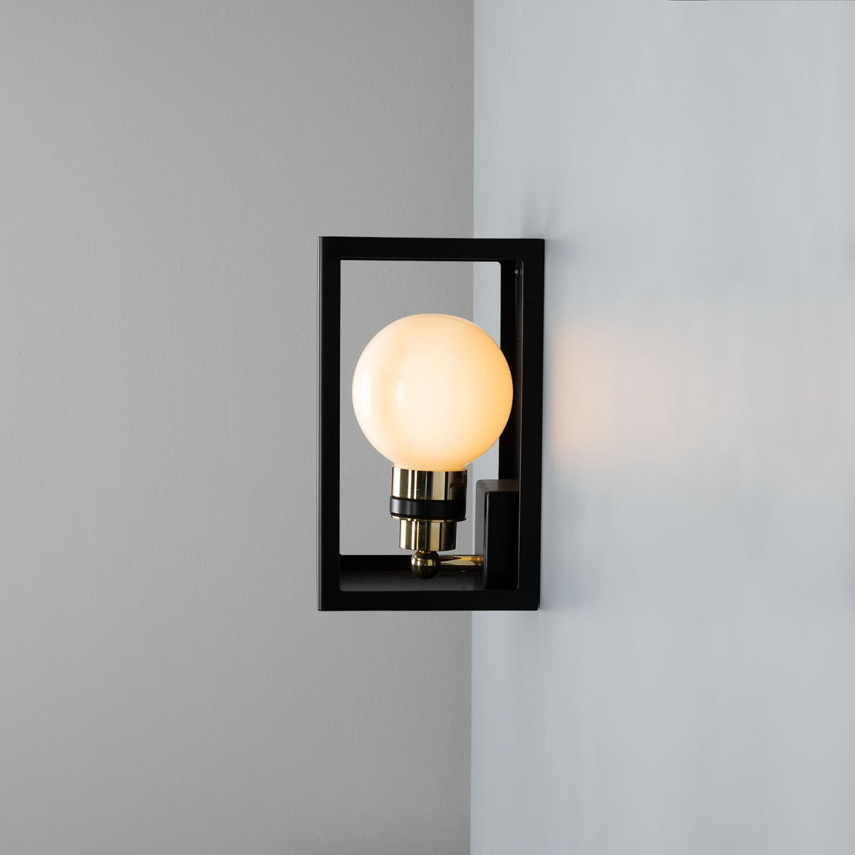 Hamilton Outdoor Box Lantern Wall Light IP65 - View 14