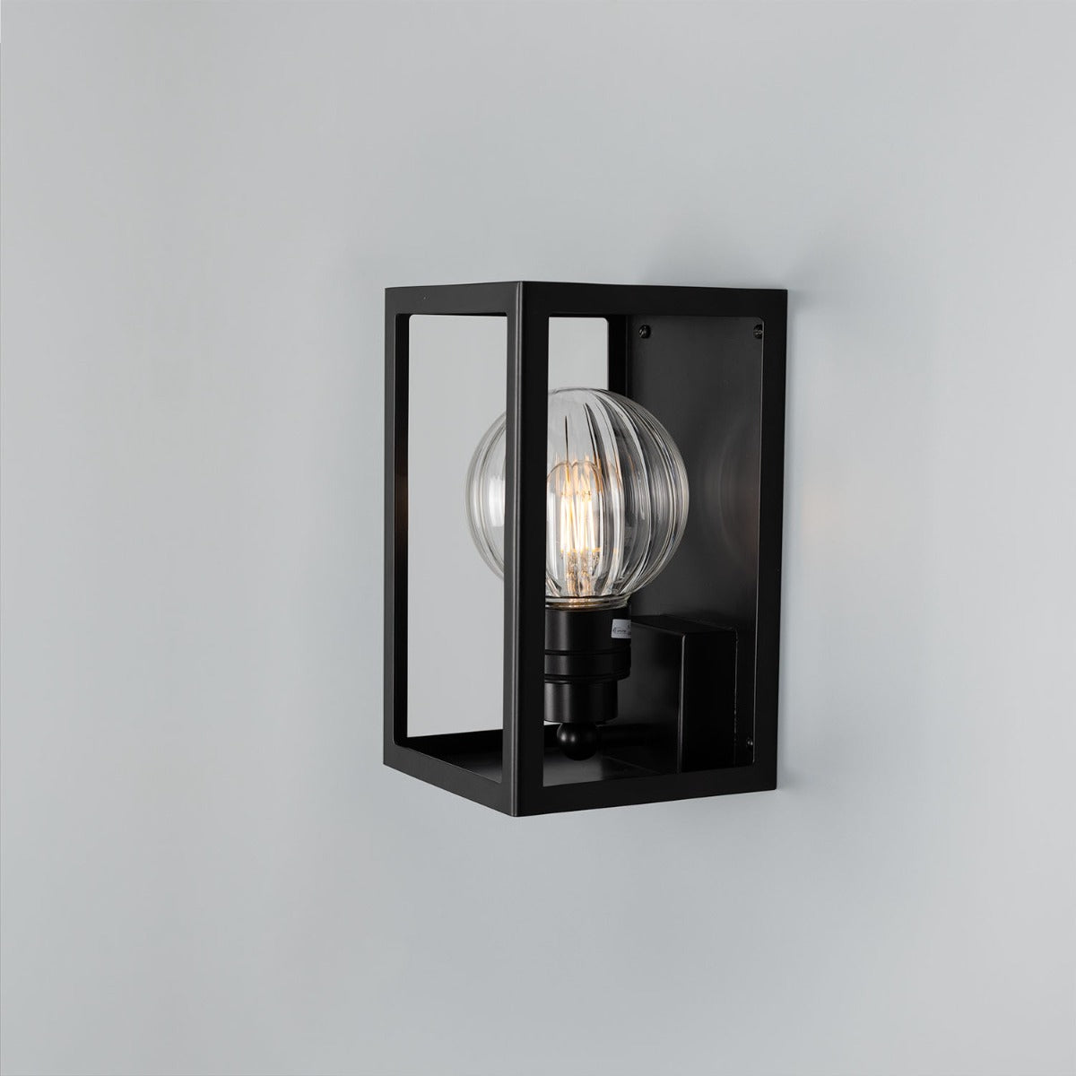 Hamilton Outdoor Box Lantern Wall Light IP65 - View 5