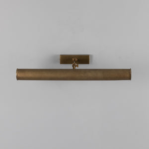 Cambridge Adjustable Reeded Brass Picture Light 50.5cm IP20 - Main View