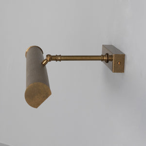 Cambridge Adjustable Reeded Brass Picture Light 50.5cm IP20 - View 2