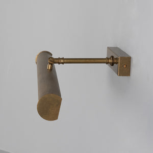 Cambridge Adjustable Reeded Brass Picture Light 50.5cm IP20 - View 3