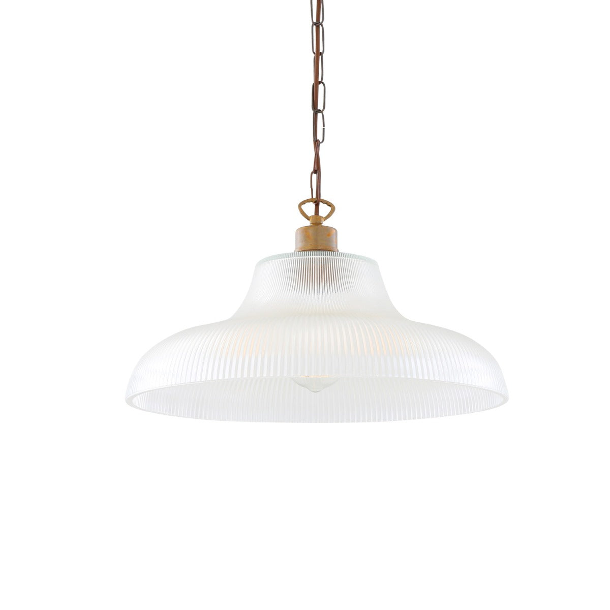 London 40cm Prismatic Railway Pendant | Polished Chrome - View 2
