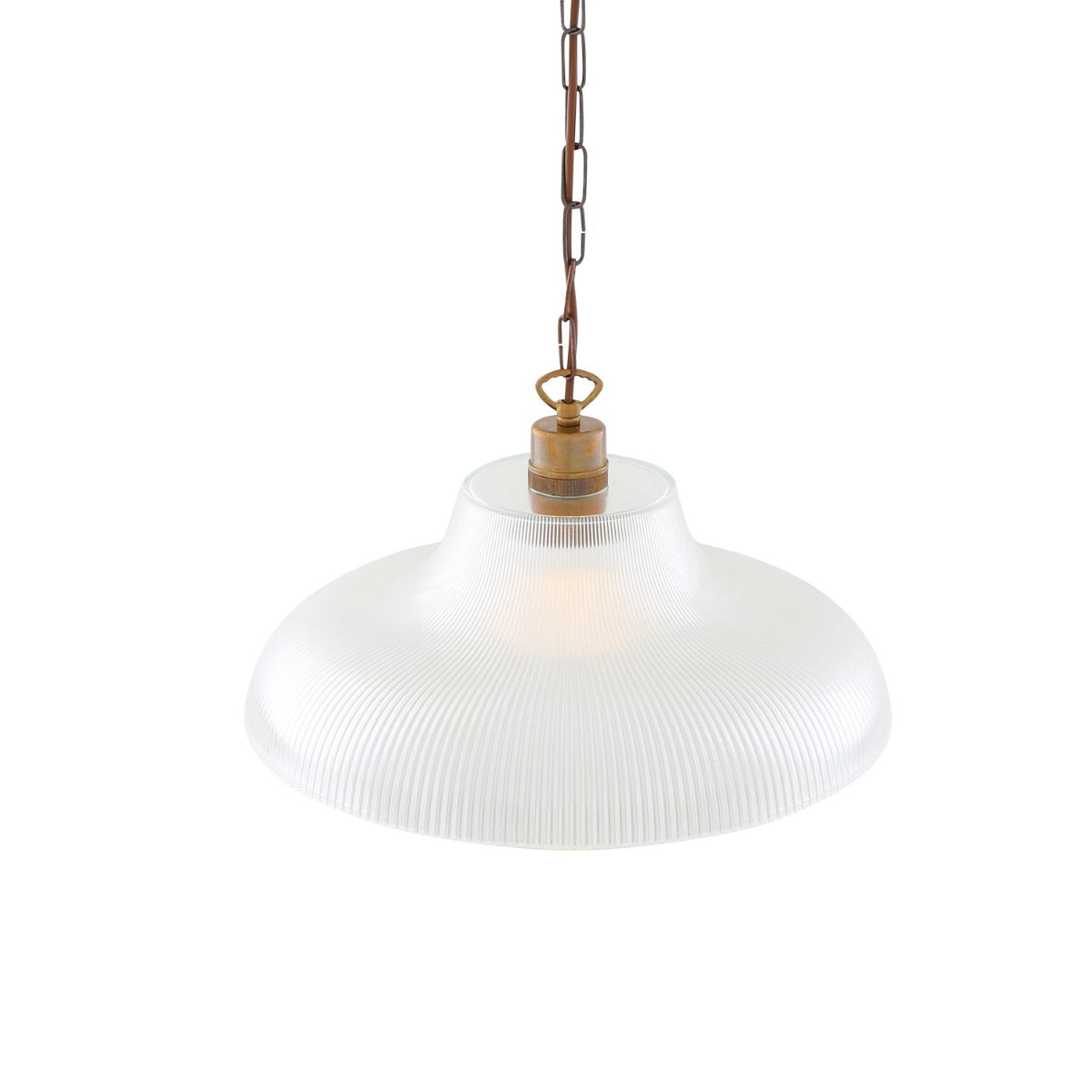 London 40cm Prismatic Railway Pendant | Polished Chrome - View 3