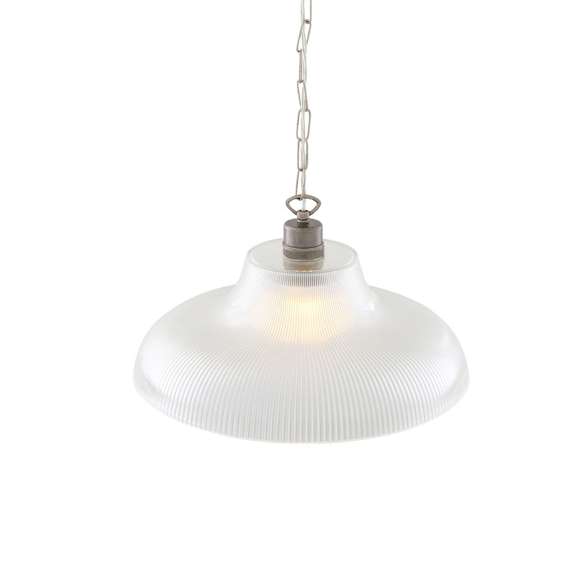 London 40cm Prismatic Railway Pendant | Polished Chrome - View 7