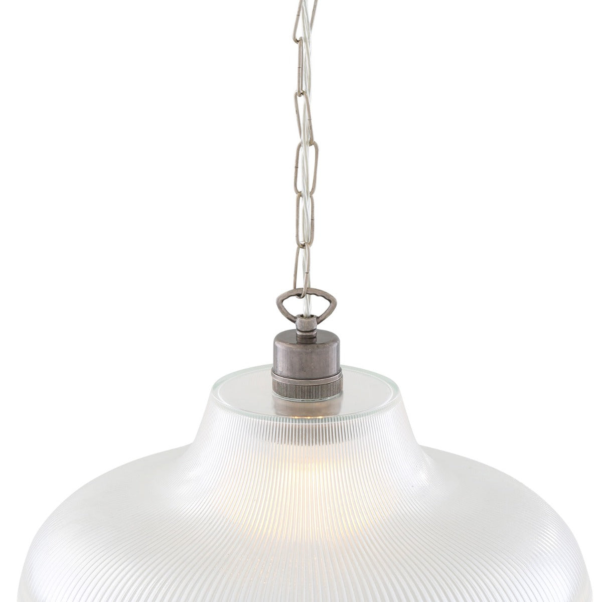 London 40cm Prismatic Railway Pendant | Polished Chrome - View 8