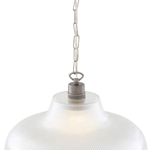 London 40cm Prismatic Railway Pendant | Polished Chrome - View 8