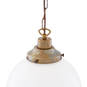 Yerevan 25cm Globe Pendant | Satin Brass - View 4