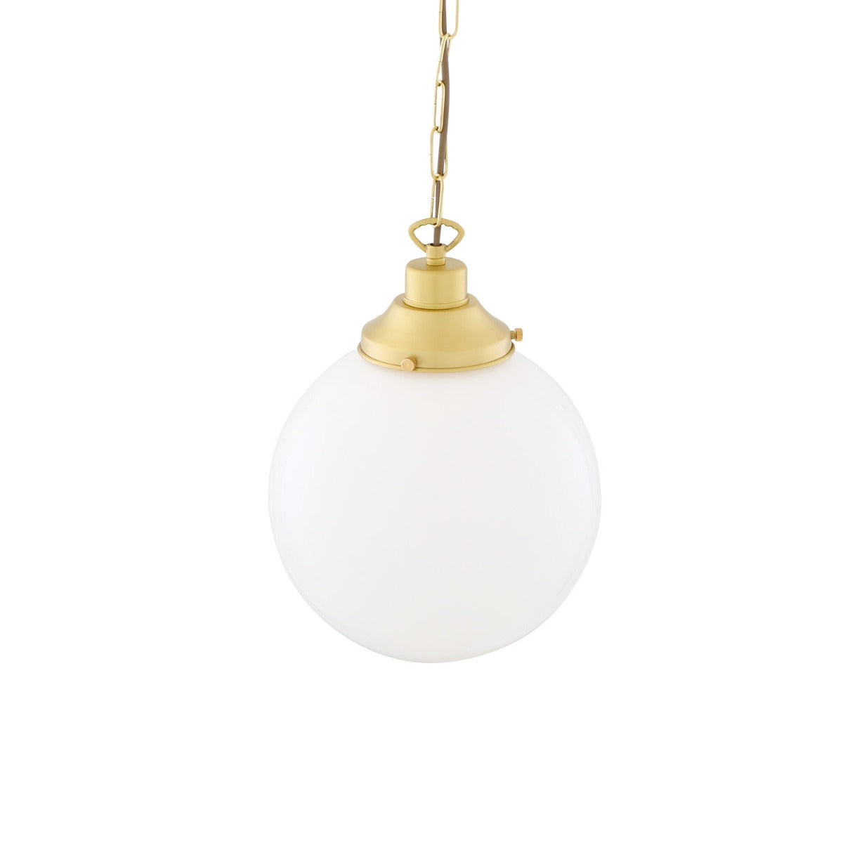 Yerevan 25cm Globe Pendant | Satin Brass - View 15