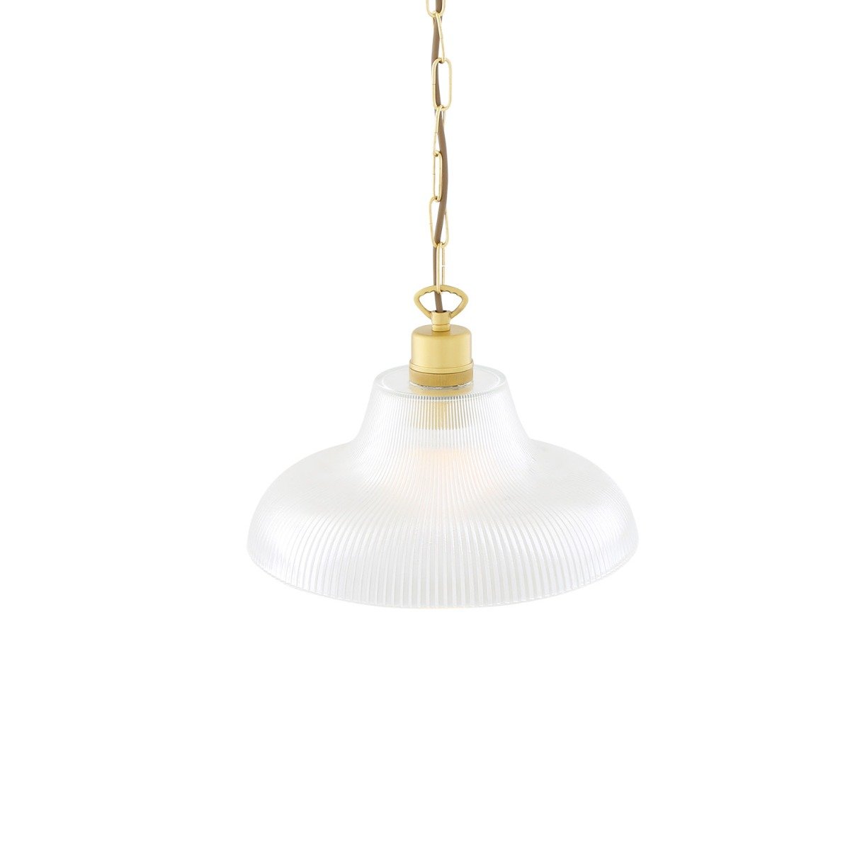 London Prismatic Railway Glass Pendant Light 30cm - View 15