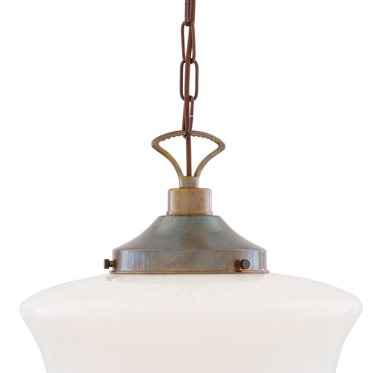 1920's Schoolhouse Pendant Light 35cm IP20 - View 4