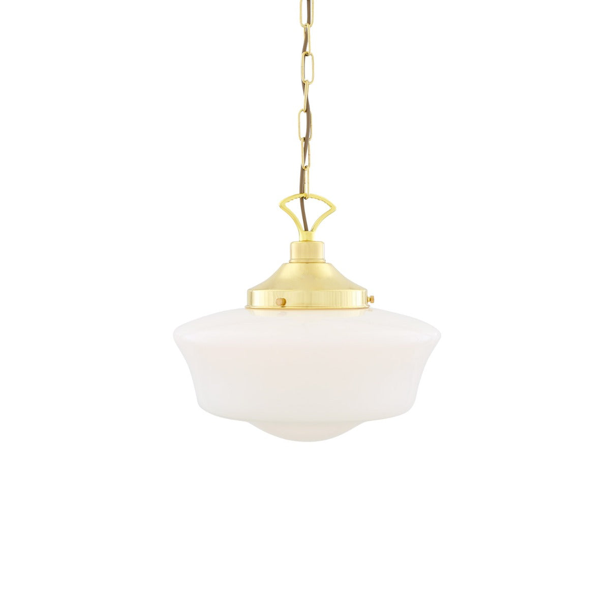 1920's Schoolhouse Pendant Light 35cm IP20 - View 9