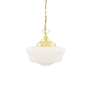1920's Schoolhouse Pendant Light 35cm IP20 - View 9