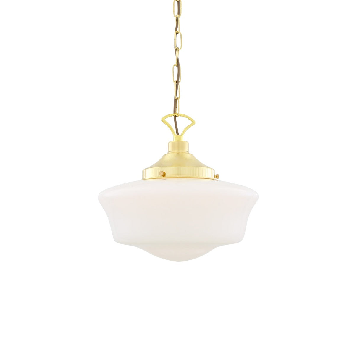 1920's Schoolhouse Pendant Light 35cm IP20 - View 10