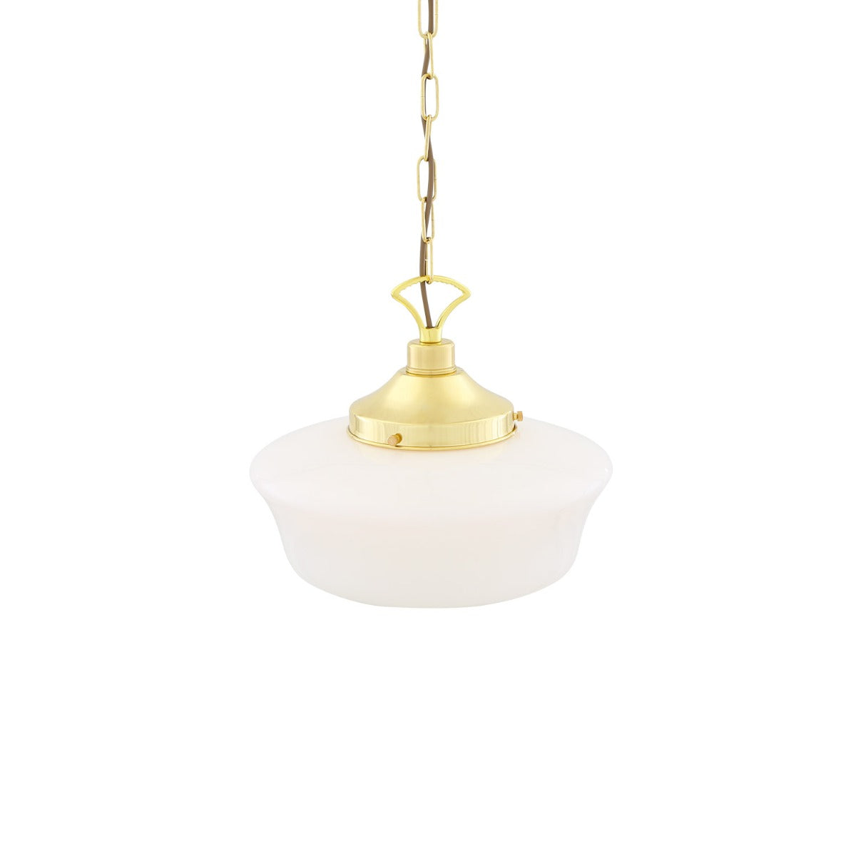 1920's Schoolhouse Pendant Light 35cm IP20 - View 11