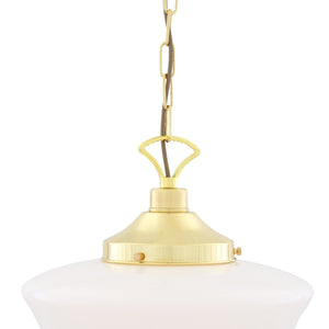 1920's Schoolhouse Pendant Light 35cm IP20 - View 12