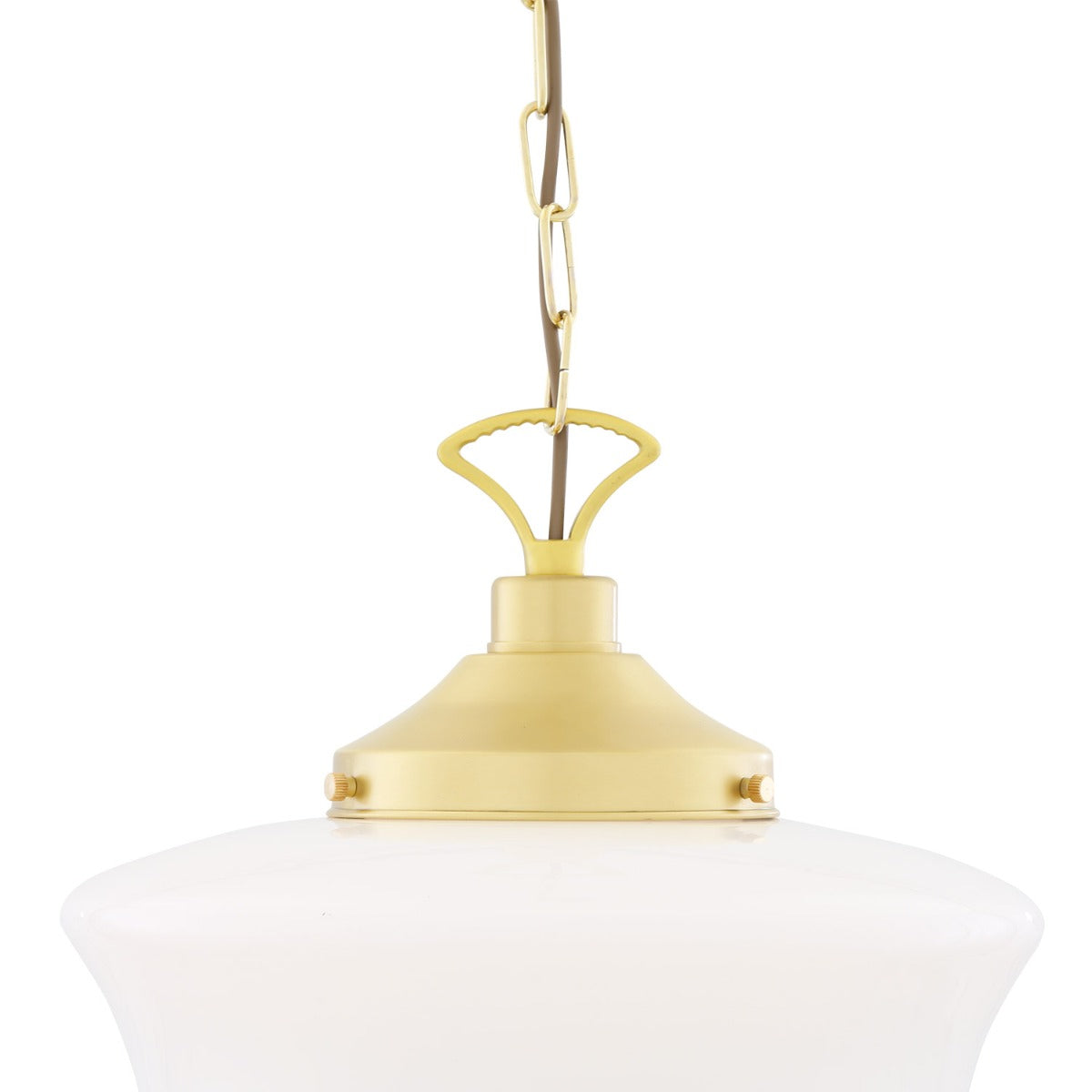 1920's Schoolhouse Pendant Light 35cm IP20 - View 16