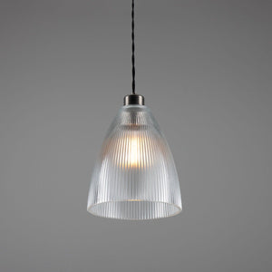 Corvera Prismatic Glass Shade Pendant Light 20cm - View 5