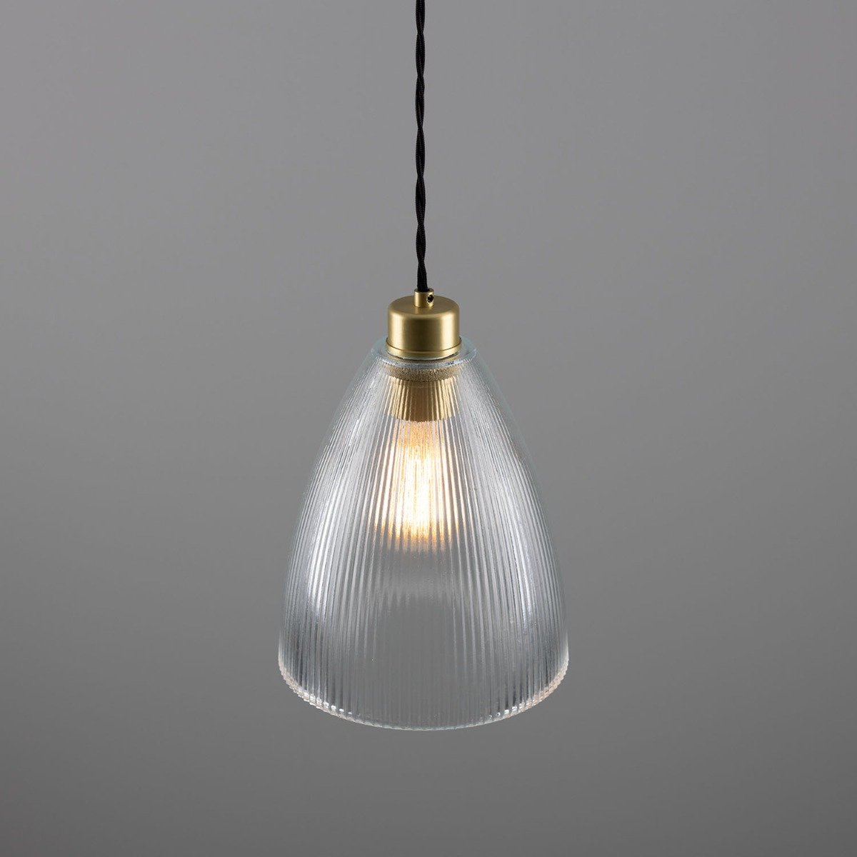 Corvera Prismatic Glass Shade Pendant Light 20cm - View 12