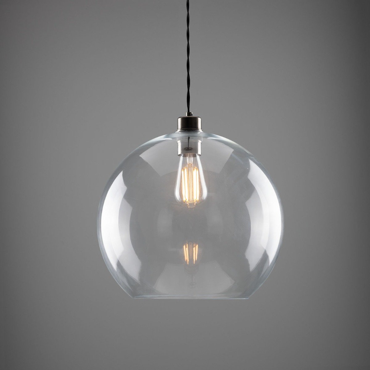 Eden clear sphere pendant 35cm - View 10