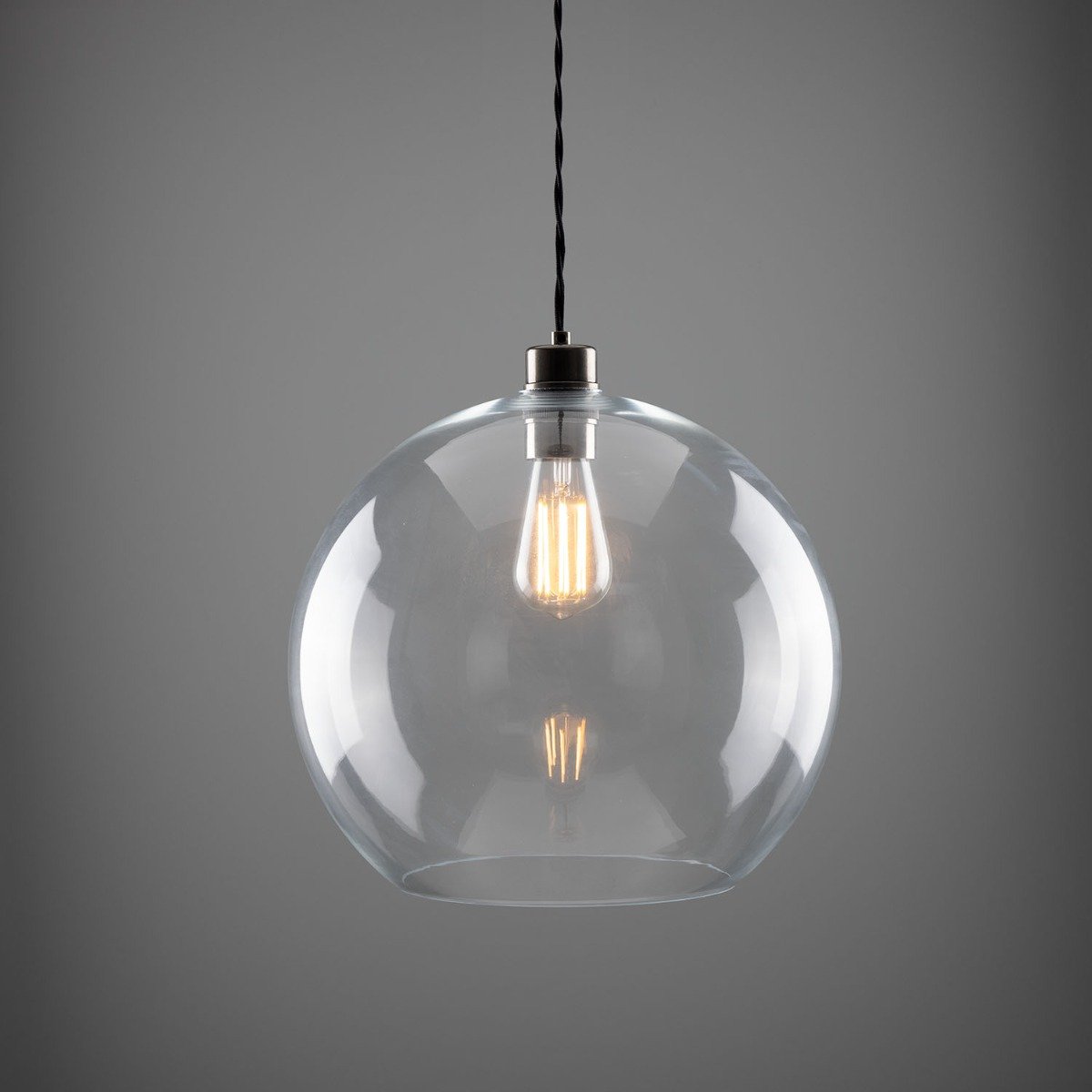 Eden clear sphere pendant 35cm - View 11