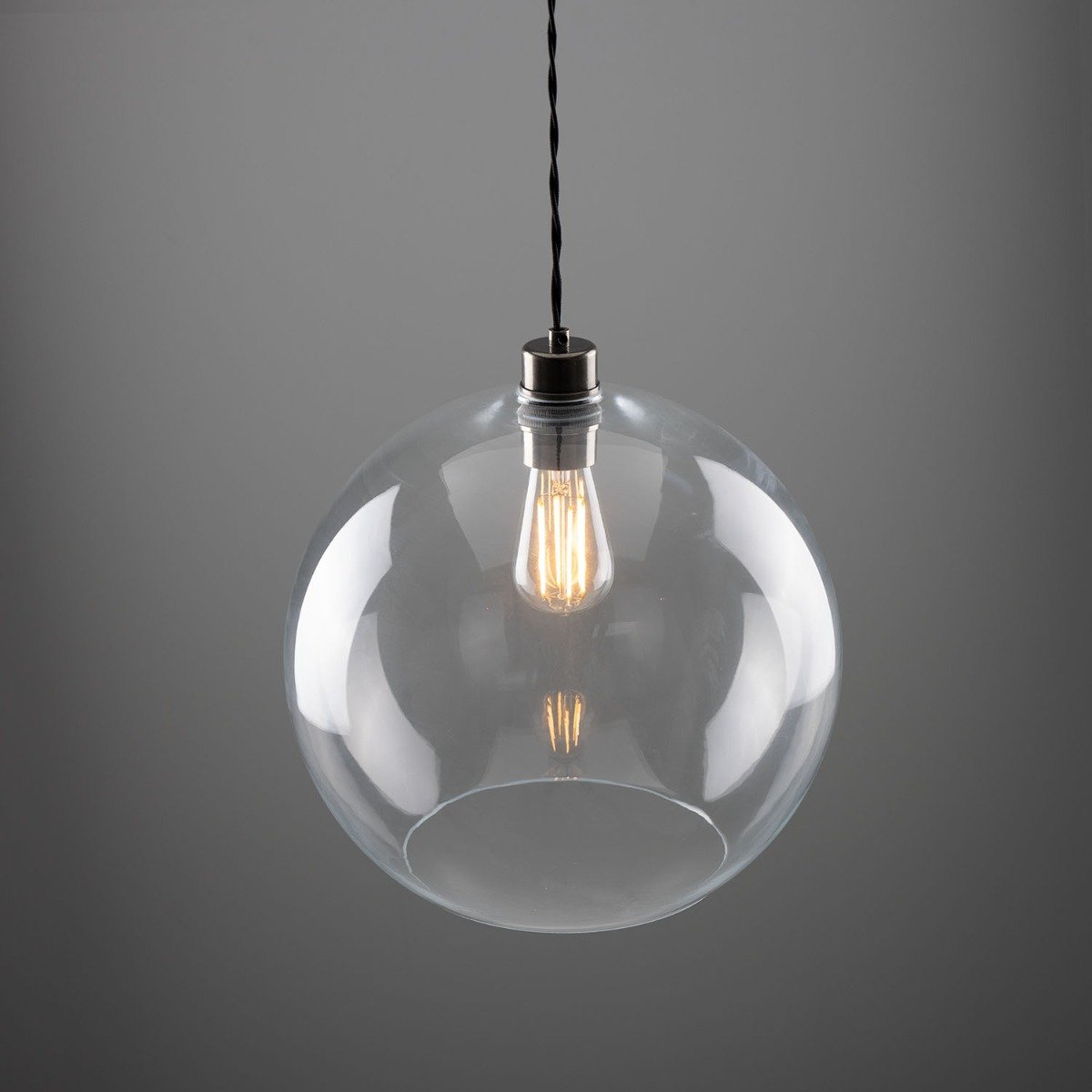 Eden clear sphere pendant 35cm - View 13
