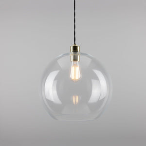 Eden clear sphere pendant 35cm - View 2