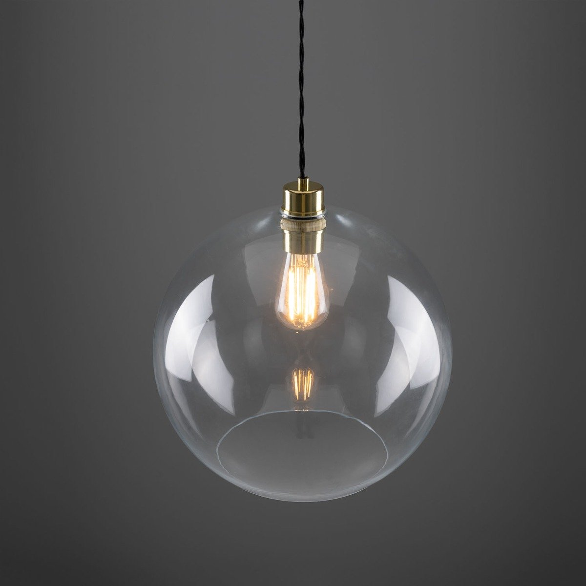 Eden clear sphere pendant 35cm - View 5